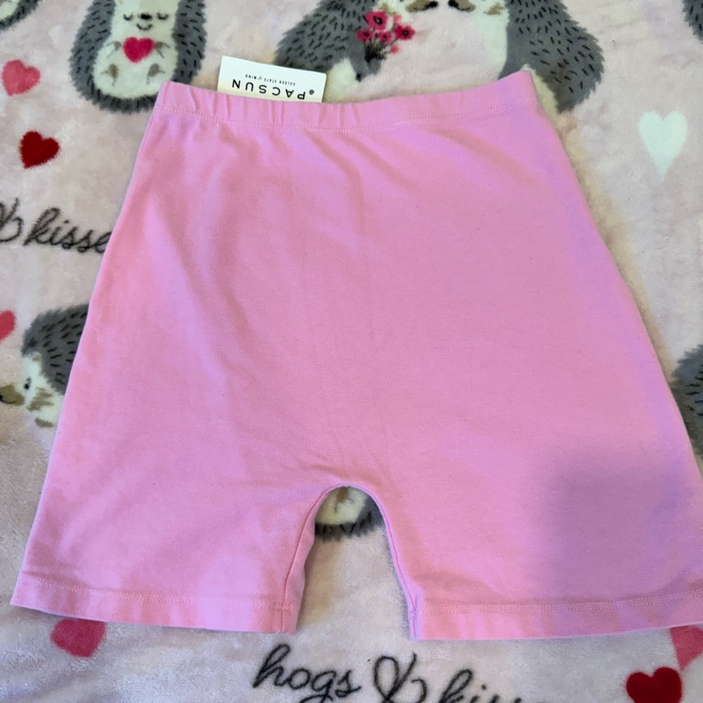 NWT Brandy Melville Griffin biker shorts bubblegum pink